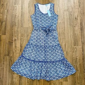 NWT Draper James Collection Eyelet Tiered Tank Dress 4
